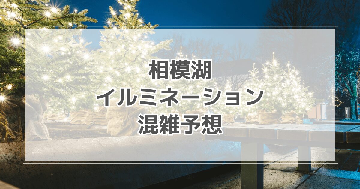 相模湖プレジャーフォレストイルミネーションの混雑予想！駐車場情報も紹介